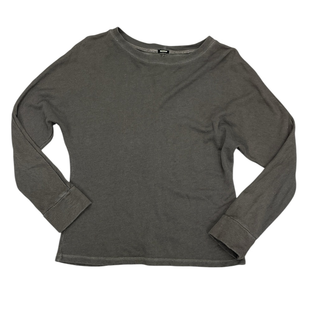 Monrow Light Brown Pullover Top